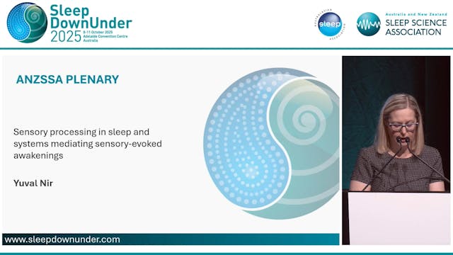 Sensory processing in sleep and syste...