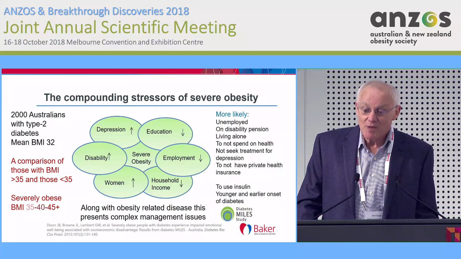 The personal burden of stigma, bias and responsibility for obesity - John Dixon