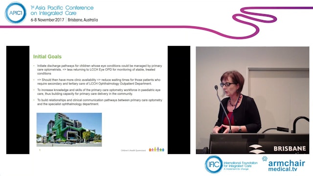 Paediatric Optometry Alignment Project - Promoting Inter-professional eye care in Queensland Dr Ann Webber