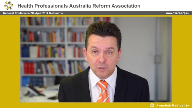 Welcome and opening remarks Nick Xenophon
