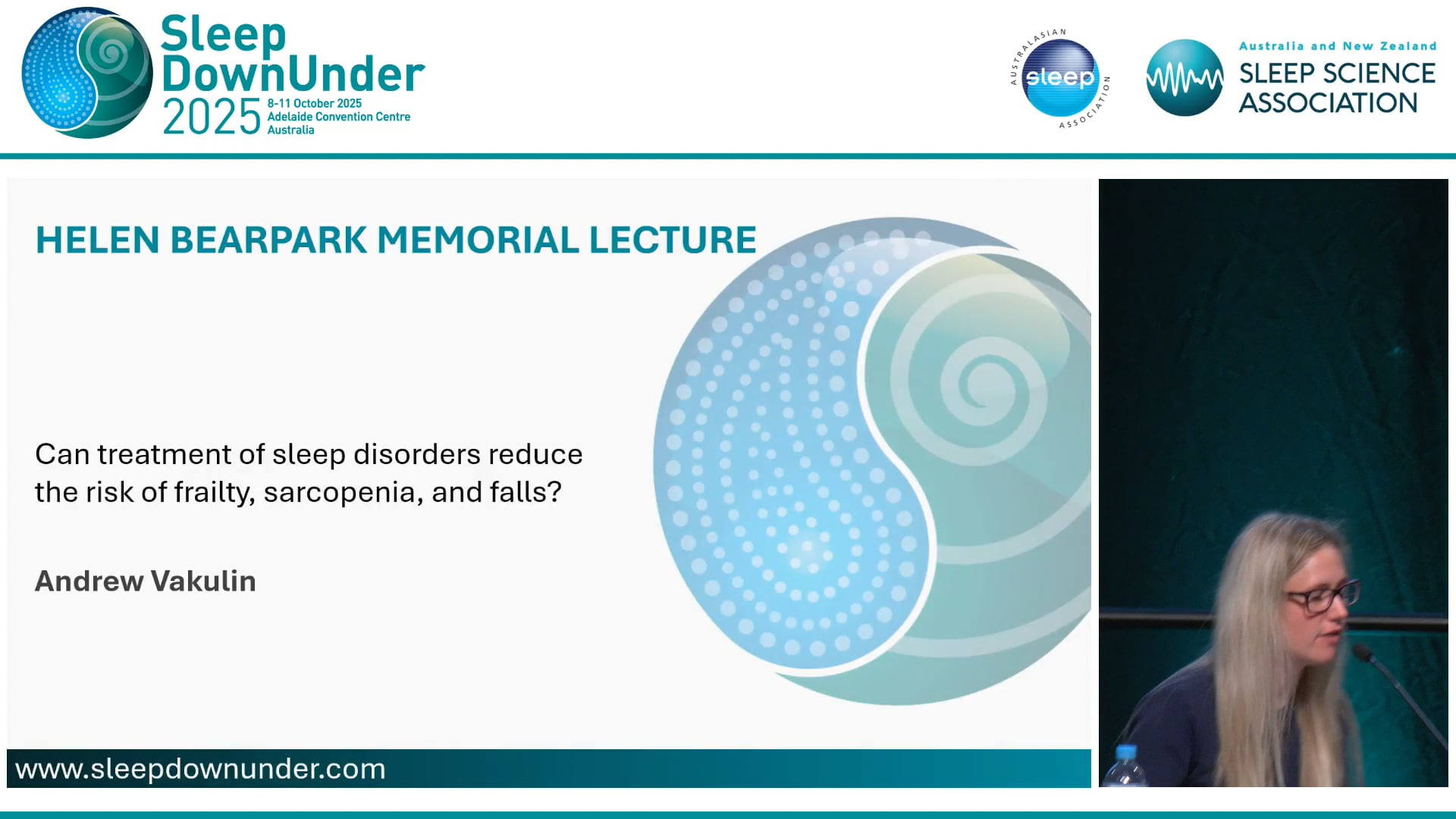 Sleep in the aging population sleep clinician impressions and future directions Prof Sanjay Patel