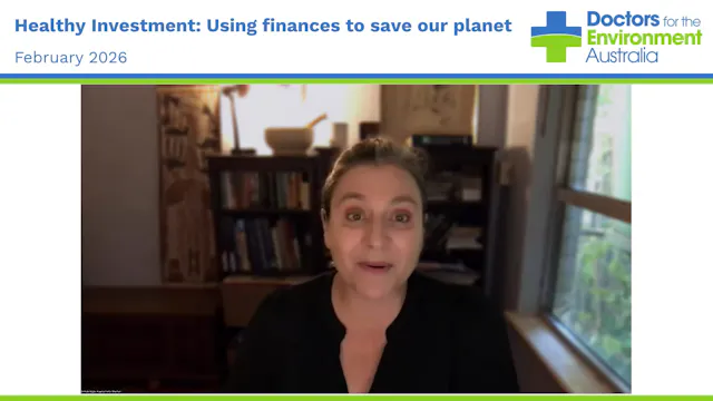 Using investment for a healthy planet...