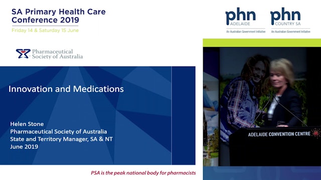 Innovation and Medications Helen Stone