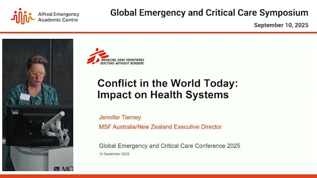 Conflict in the world today impact on...