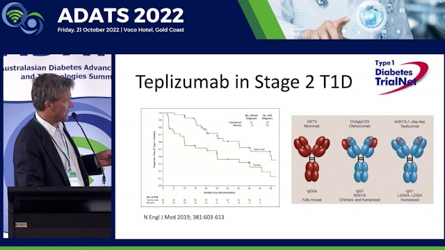 Type 1 prevention and therapeutics - what's new and what's coming Assoc Prof john Wentworth