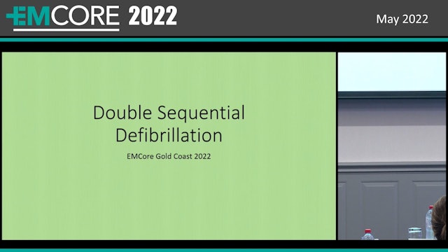 Double sequential defibrillation Will Davies