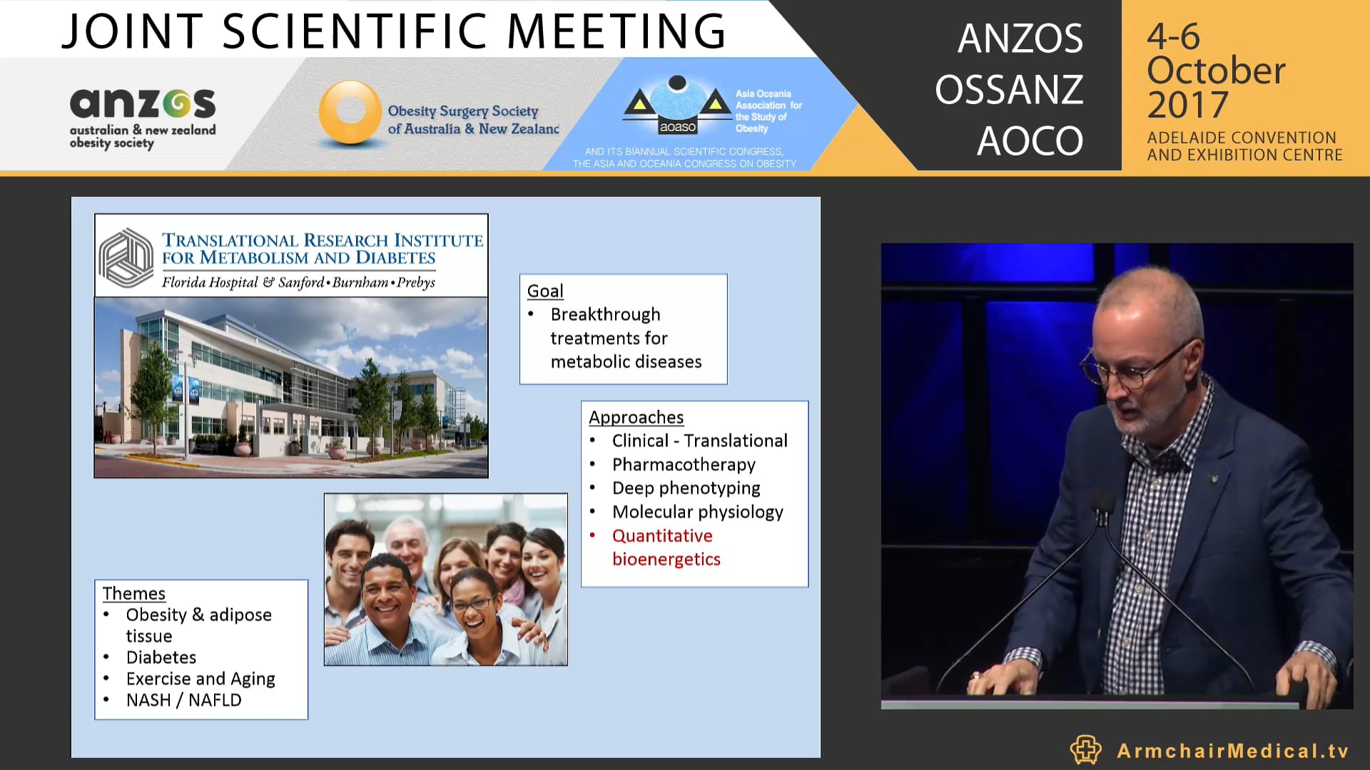 Unraveling the links between adiposity and metabolic disease - Prof Steven Smith