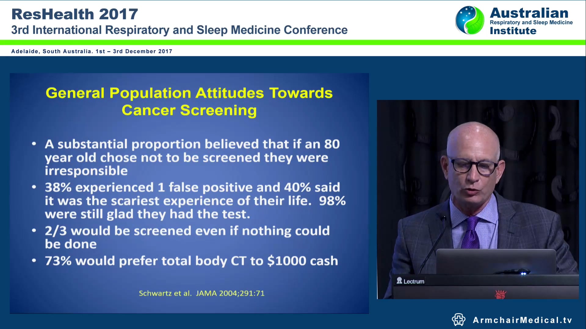 Lung Cancer Screening Prof Gerard Silvestri