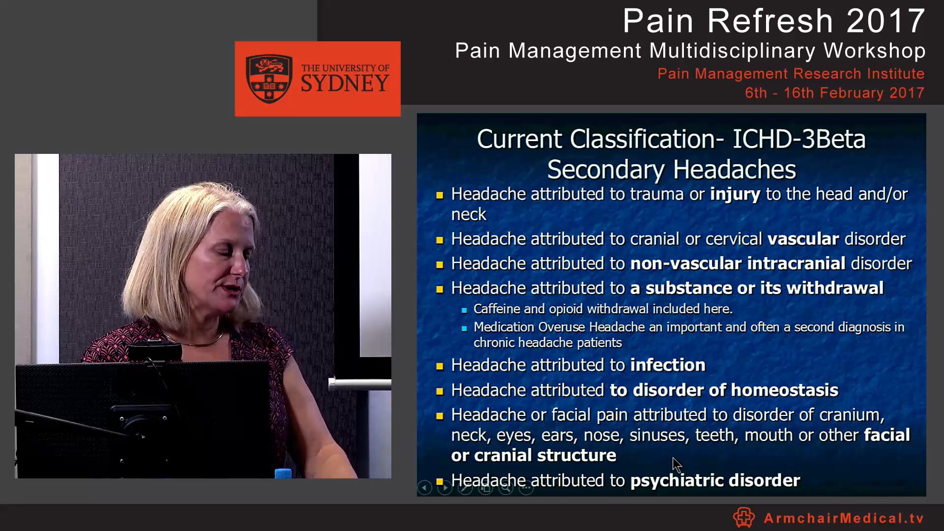 Headache: An update and cases Dr Bronwyn Jenkins