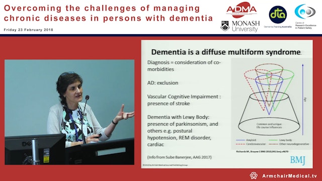 Clinician’s strategies for managing chronic disease in persons with dementia dementia Assoc Prof Dina LoGiudice