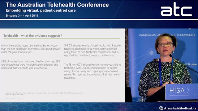 Changing the landscape of care System impacts and the value of telehealth and telemedicine in Australia Natasha Doherty Partner, Deloitte Access Economics