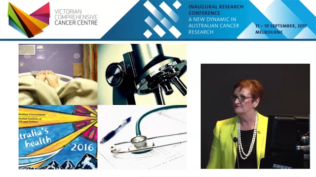 Beyond discovery – a health system approach to improving cancer outcomes - Prof Sanchia Aranda