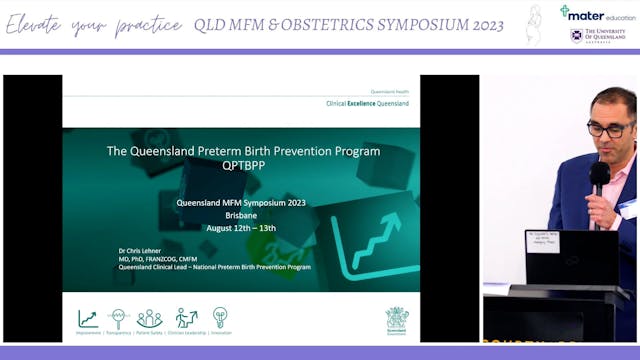 The Queensland Preterm Birth Preventi...