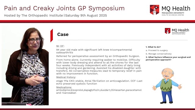 Supporting geriatric patients through...