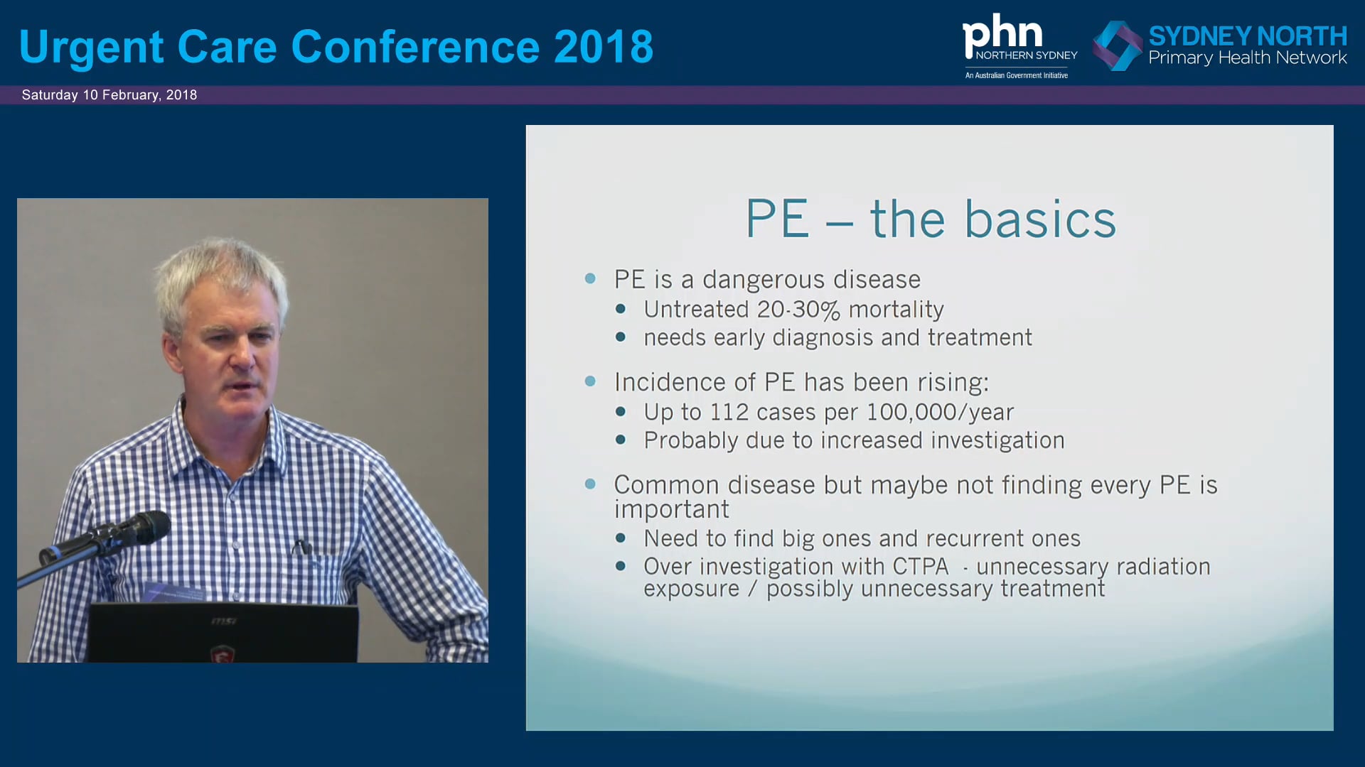 Challenges in Diagnosis of Pulmonary Embolus Dr Robert Day