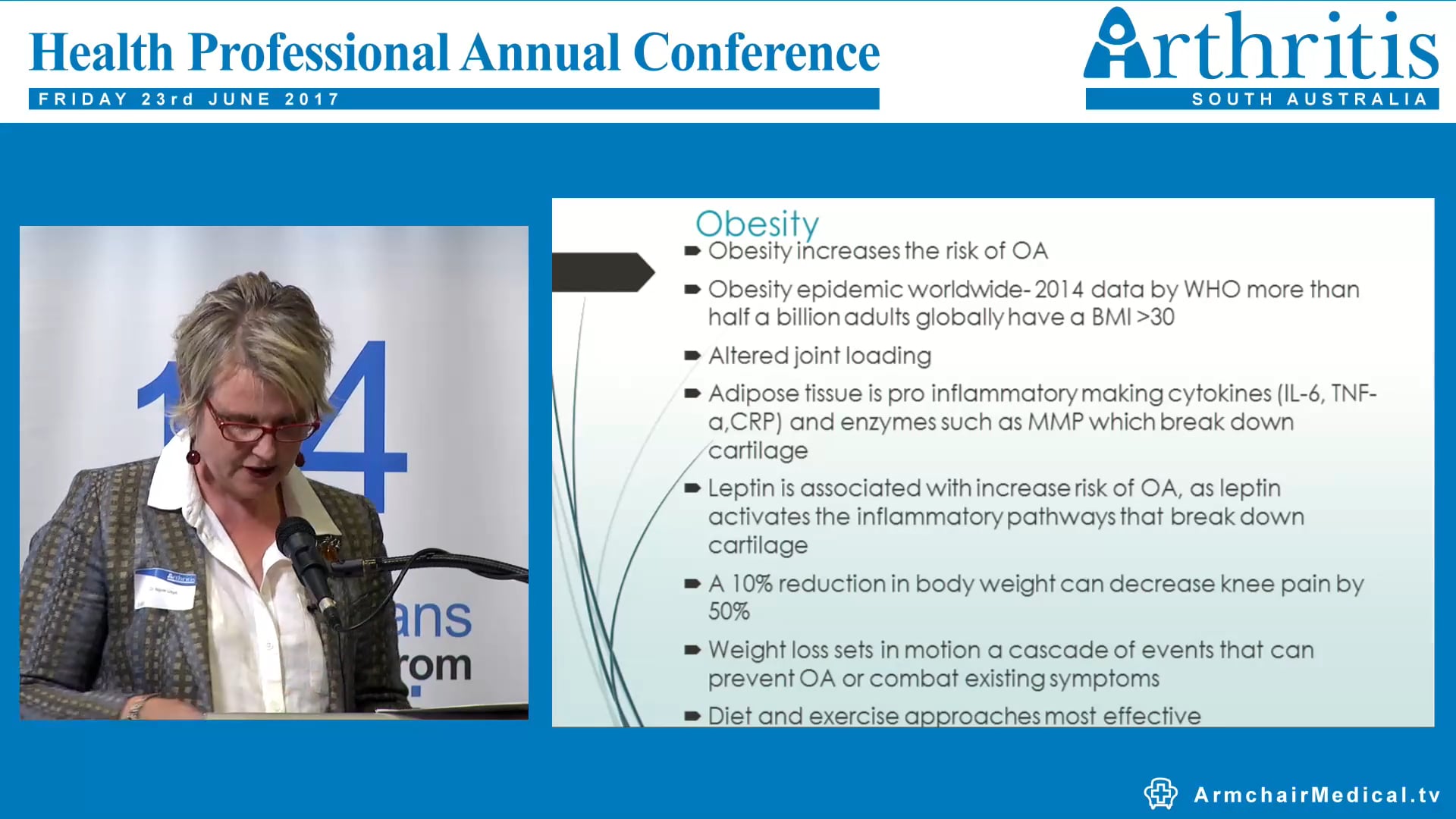 Dealing with chronic osteoarthritis pain Dr Nijole Lloyd General Practitioner