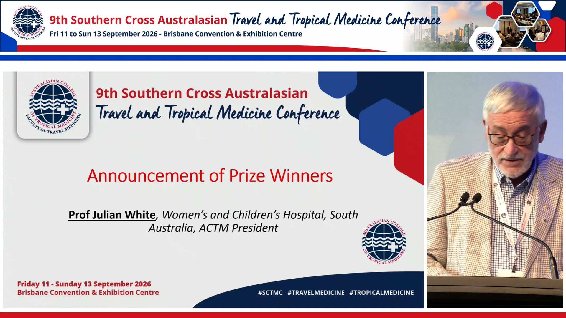 Announcement of Prize Winners and conference close