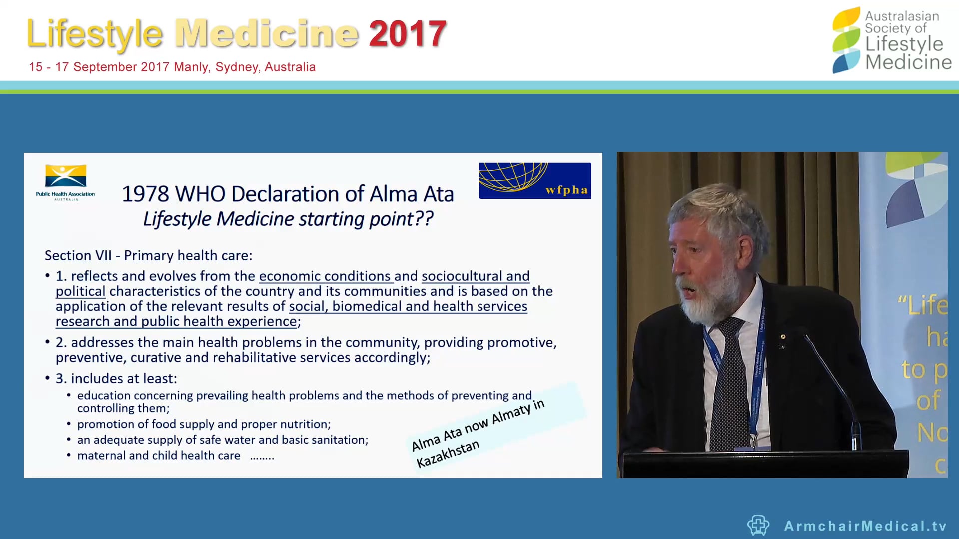 Lifestyle Medicine Politics, persuasion and public health Prof Michael Moore