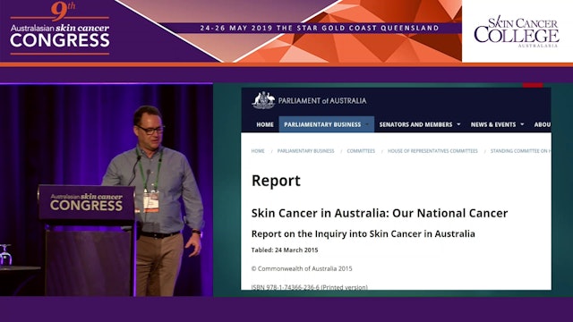 Wrong end of the scalpel - Locally advanced skin cancer - a personal perspective Dr Scott Arnold