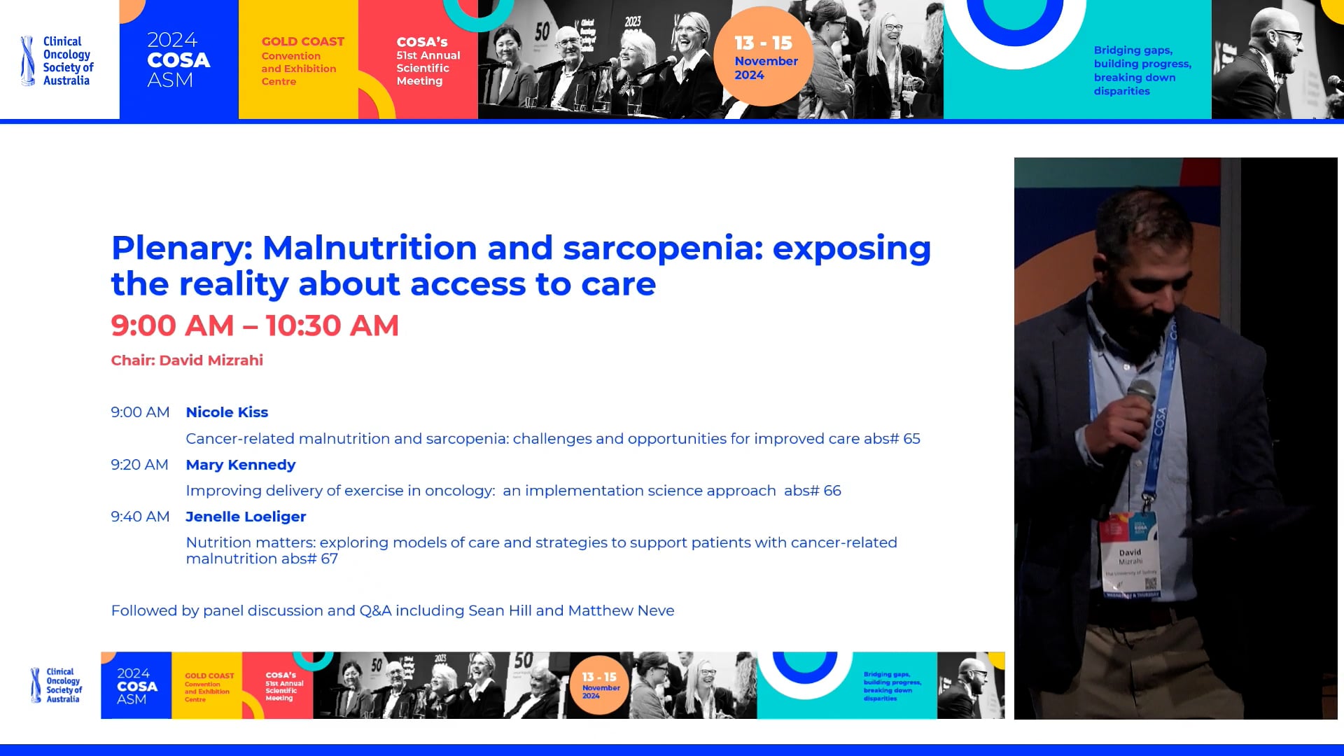 Cancer-related malnutrition and sarcopenia challenges and opportunities for improved care Nicole Kiss