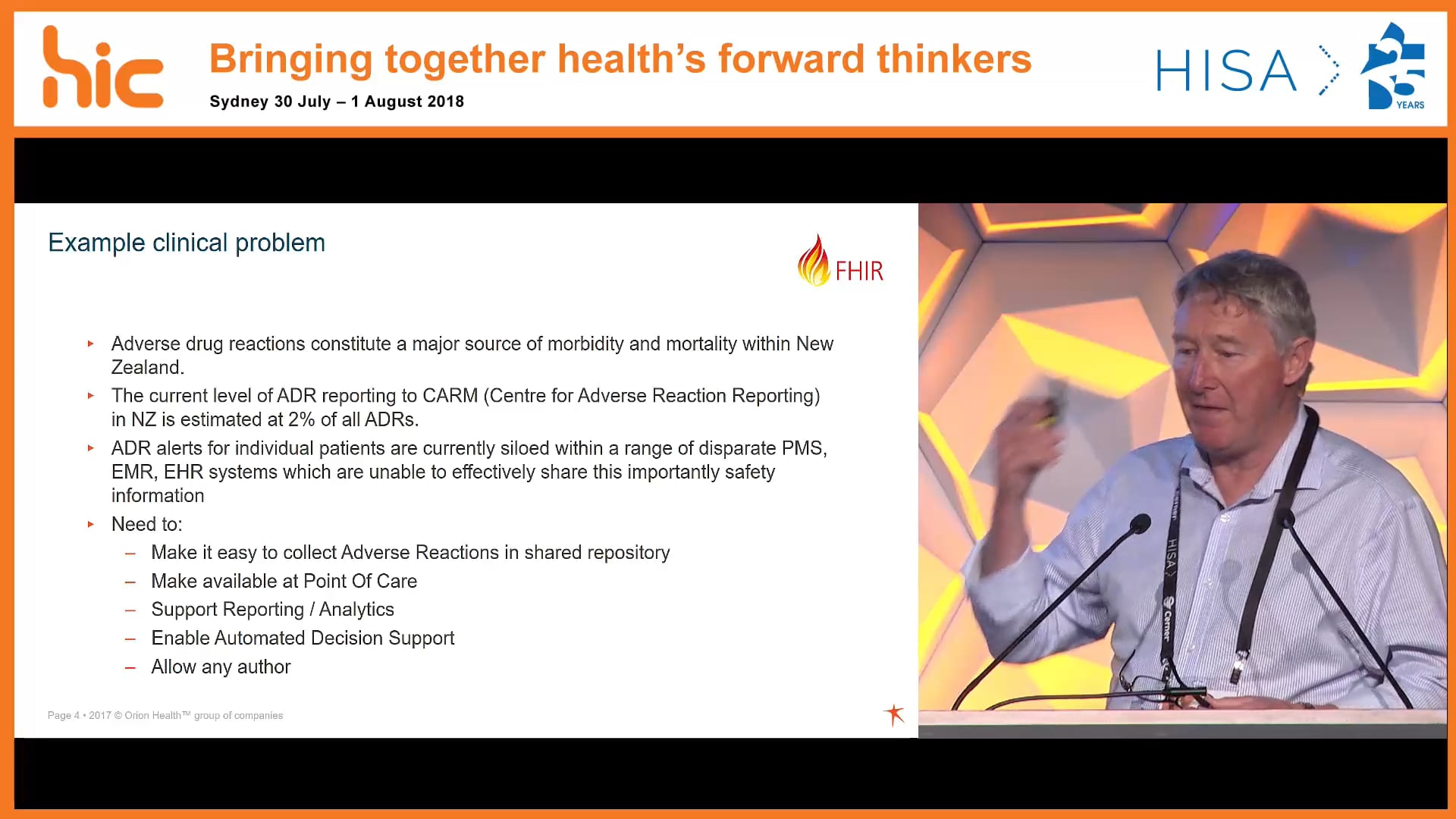 How FHIR enables an ecosystem for health information sharing Dr David Hay