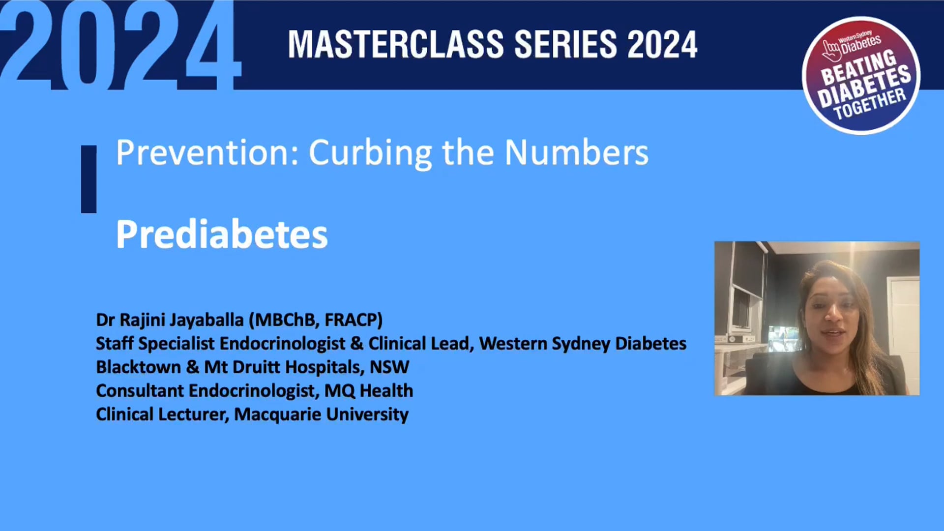 Prediabetes Dr Rajini Jayaballa