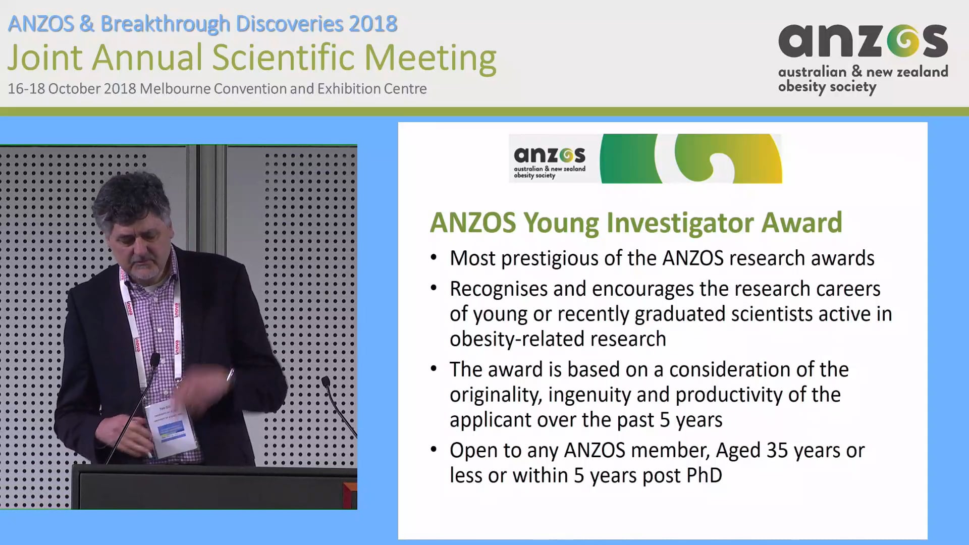 Does our brain instruct our body to burn fat Garron Dodd ANZOS YIA