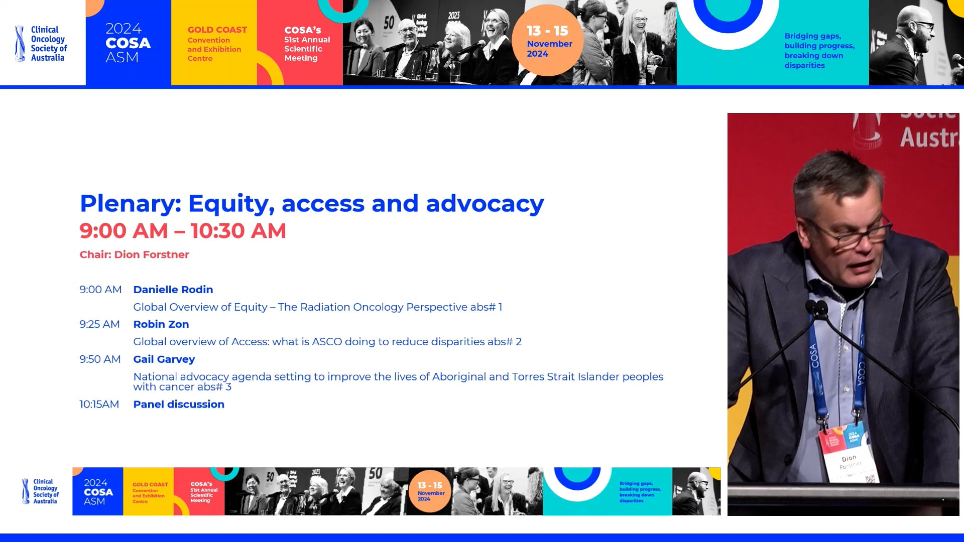 Global overview of equity - radiation oncology prespective Prof Danielle Rodin