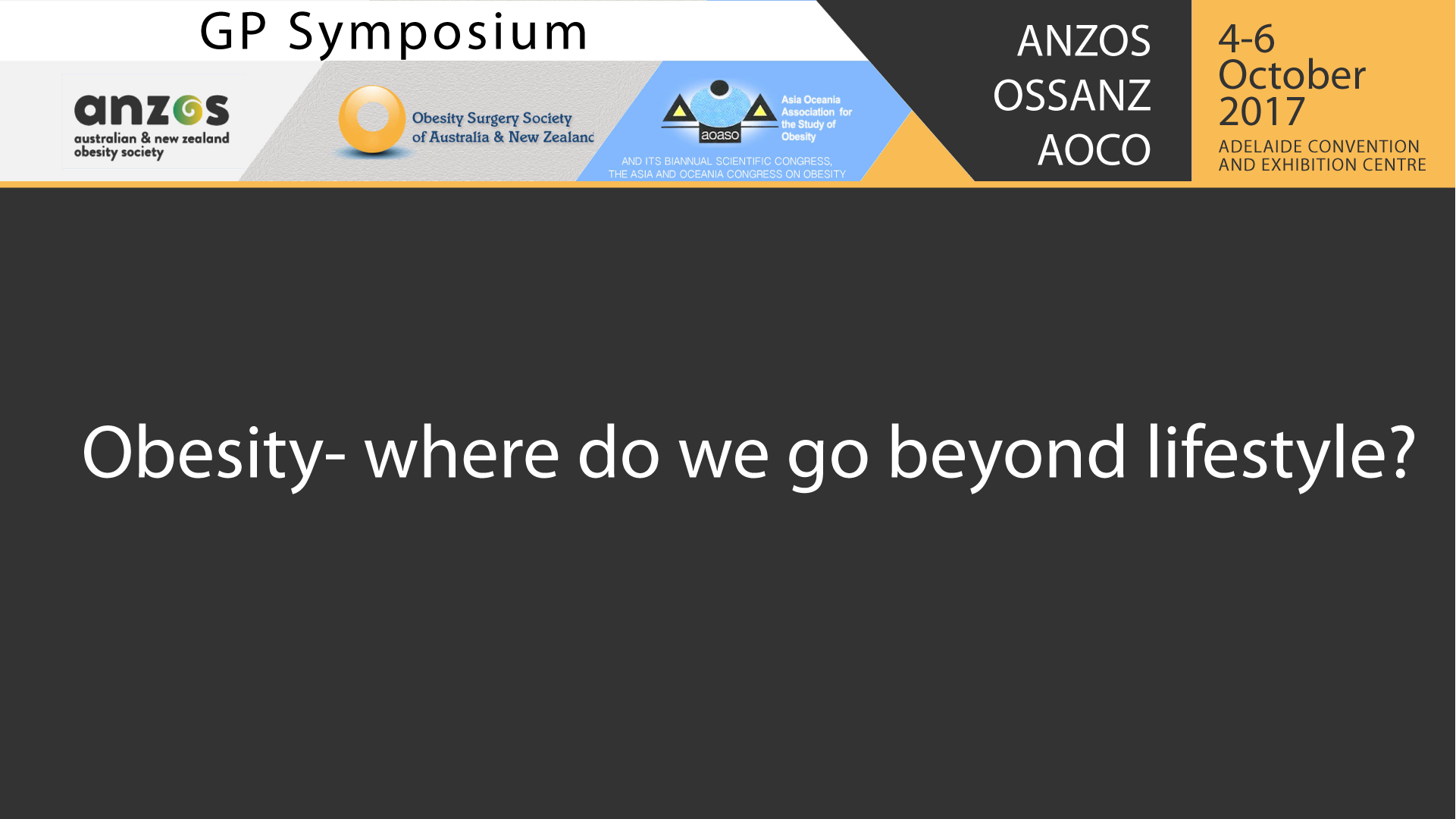 Obesity- where do we go beyond lifestyle?