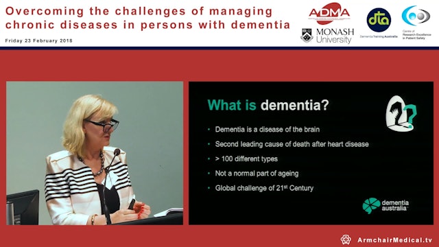 Promoting dementia care Ms Maree McCabe Dementia Australia