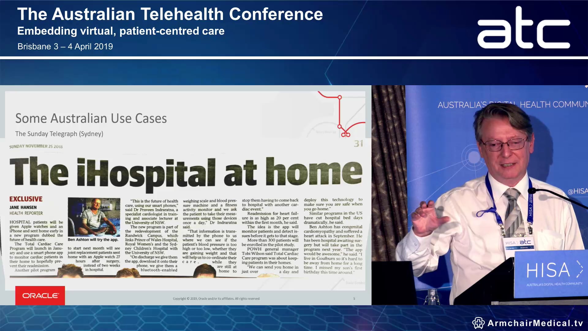 Bringing real world data from wearables and remote monitoring devices to health and wellness environments Michael Czapski Principal Healthcare Solutions Consultant, Oracle Corporation
