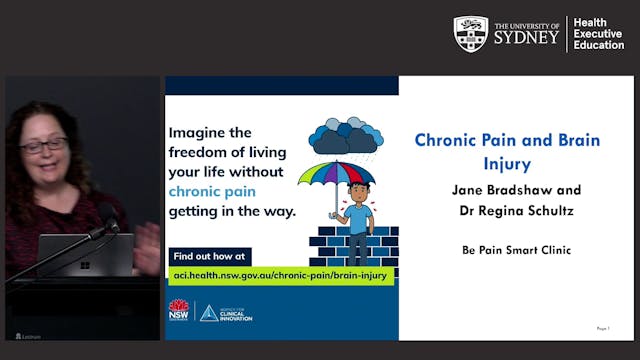 Chronic pain and brain injury Dr Regi...