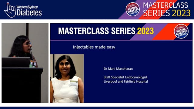 Injectables made easy Dr Mani Manoharan