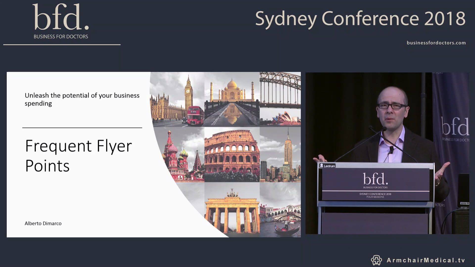 Frequent flyer points Unleash the potential of your business spending Alberto Dimarco video and slides