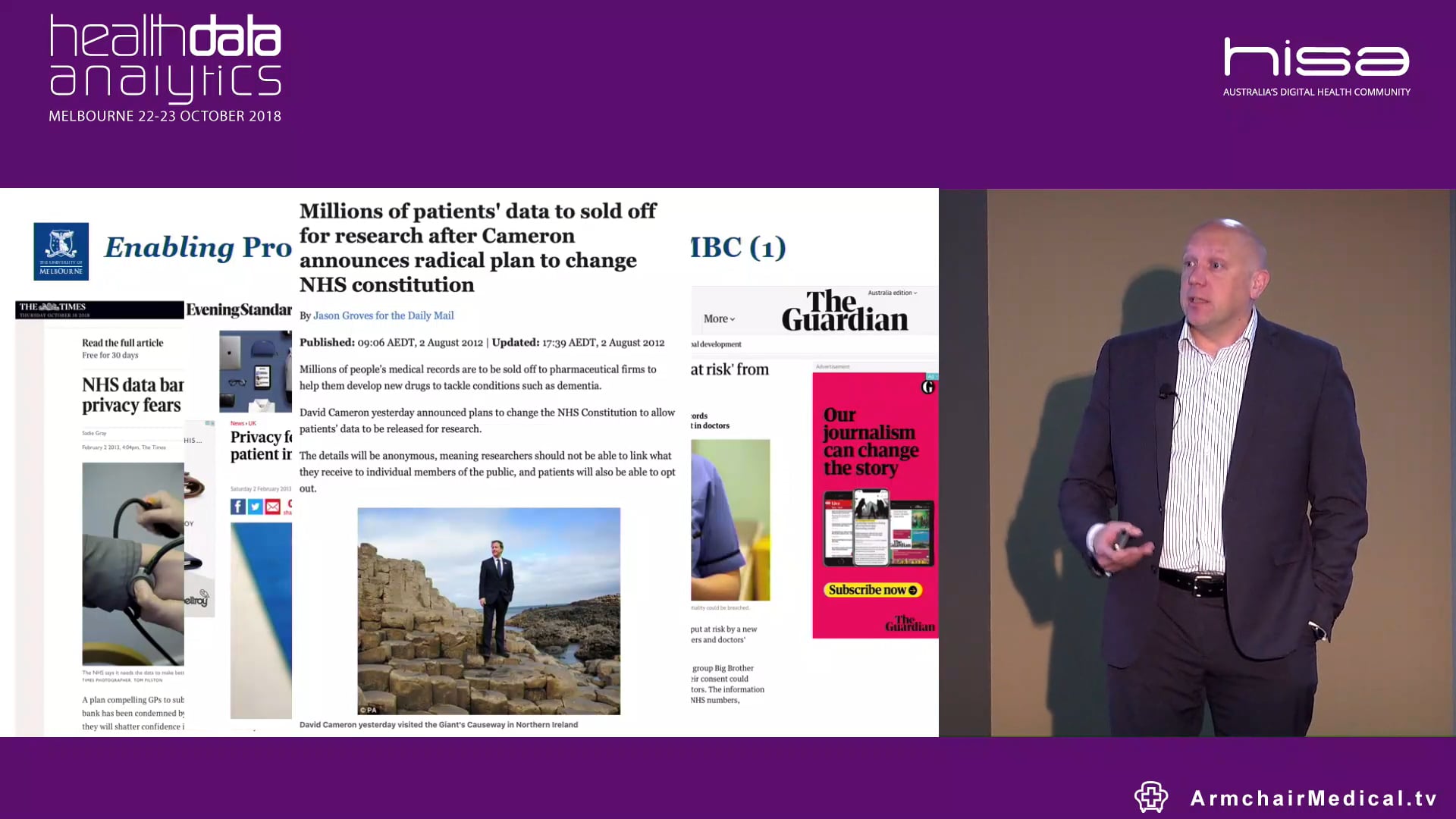 Legal and ethical challenges and solutions in the era of big data A UK perspective AProf Mark Taylor Associate Professor in Health Law & Regulation