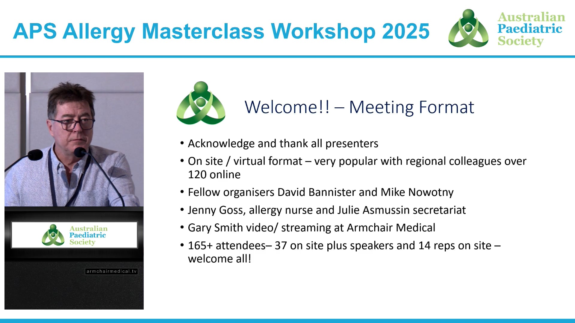 Welcome and NAC update Peter Goss