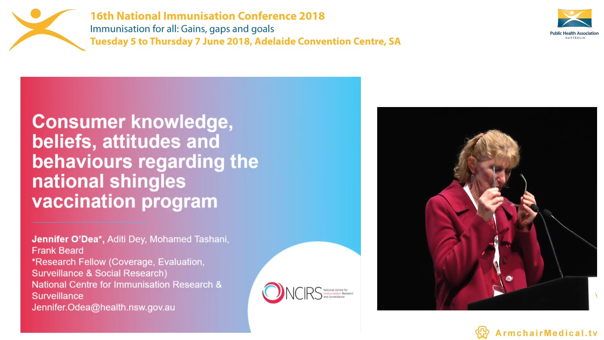 Consumer knowledge, attitudes and behaviours regarding the national shingles vaccination program Jennifer O'Dea