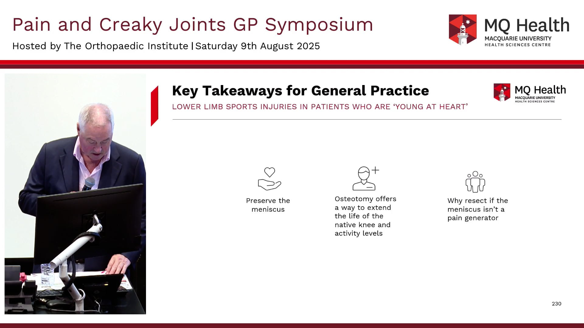 Degenerative rotator cuff disease vs osteoarthritis AProf Sumit Raniga