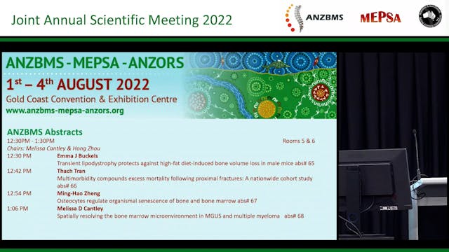 ANZBMS Abstracts Aug 3 12.30 pm