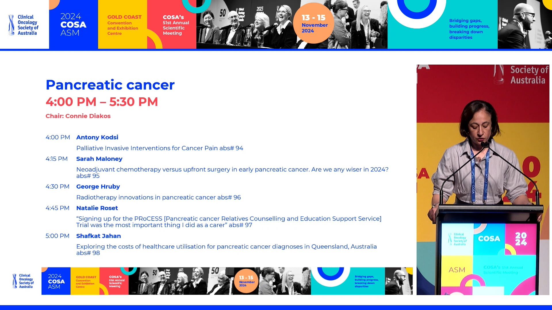 Pancreatic cancer Antony Kodsi, Sarah Maloney, George Hruby, Natalie Roset, Shafkat Jahan