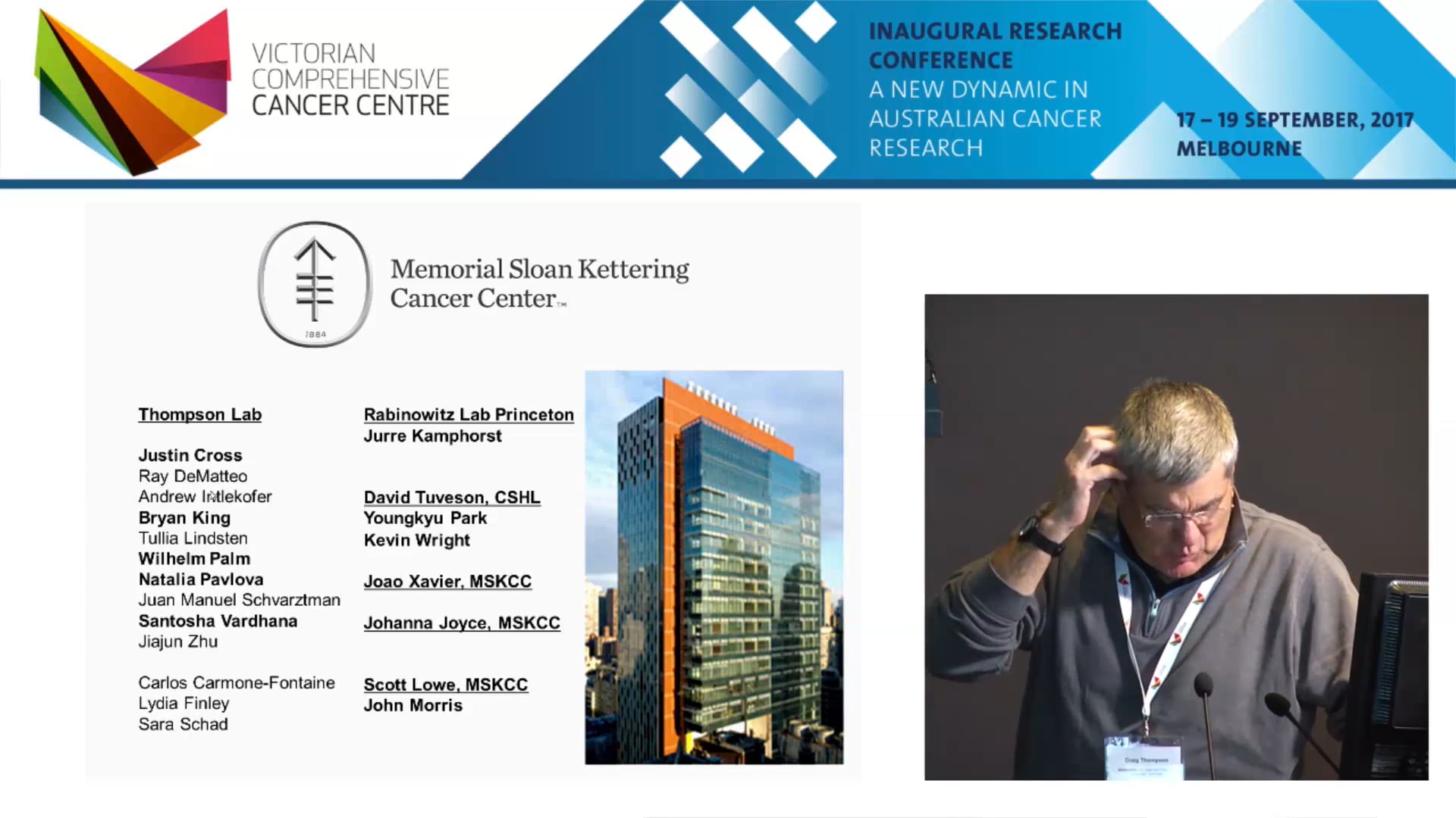 Metabolic regulation of immuno-oncology - Craig Thompson