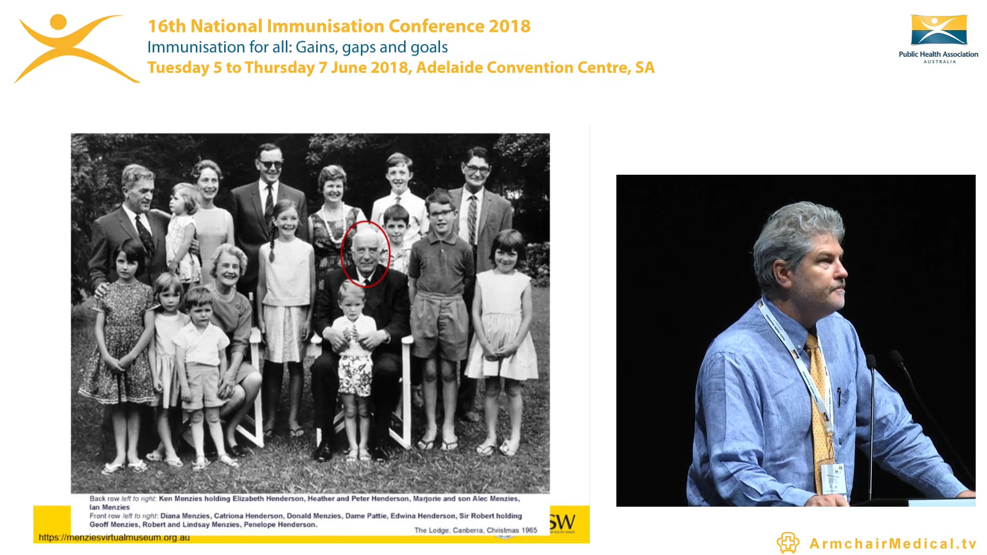 Vaccinating The Forgotten People – adults aged 65 years Dr Robert Menzies