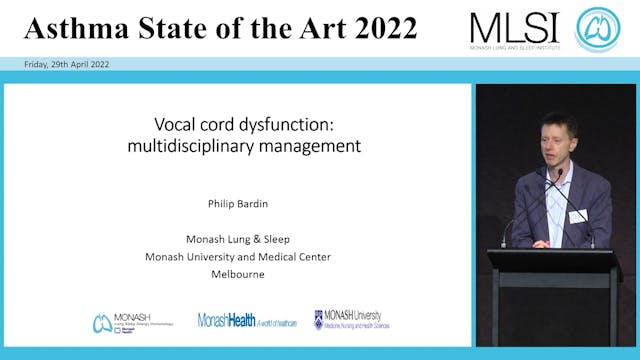 Vocal cord dysfunction multidisciplin...