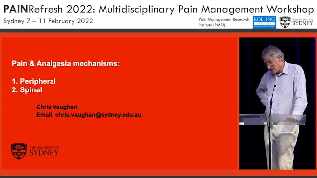 Tuesday - Neurobiology Peripheral and...