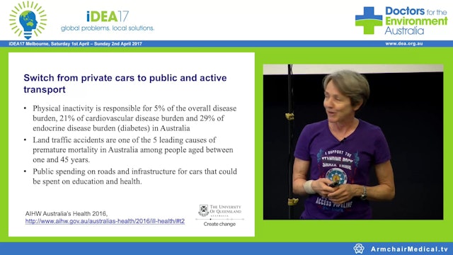 Three (and a bit more) health benefits of climate change mitigation Assoc Prof Linda Selvey Public Health Physician and former CEO Greenpeace Aust Pacific