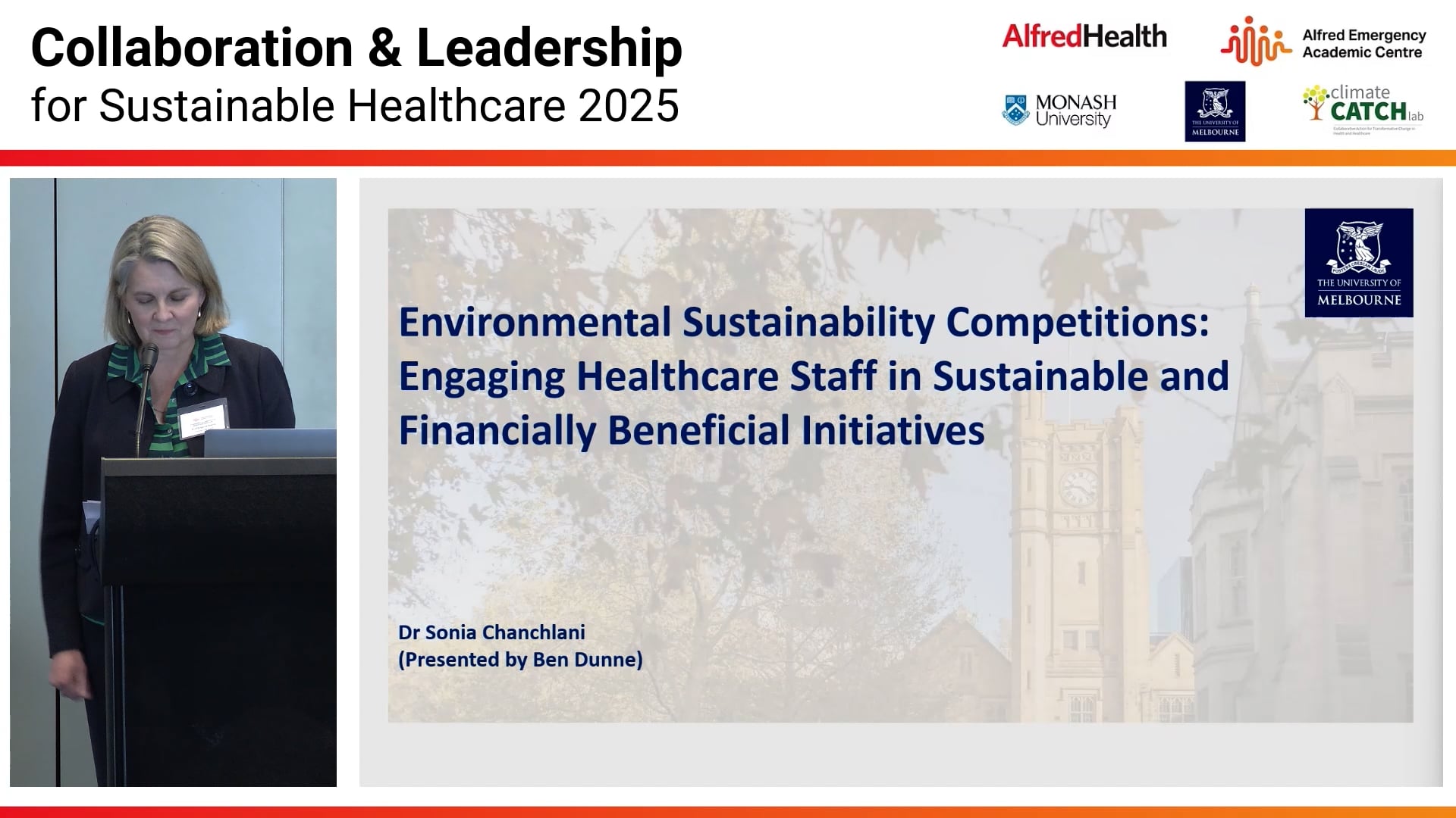 Environmental Sustainability Competitions Engaging Healthcare Staff in Sustainable and Financially Beneficial Initiatives Ben Dunne