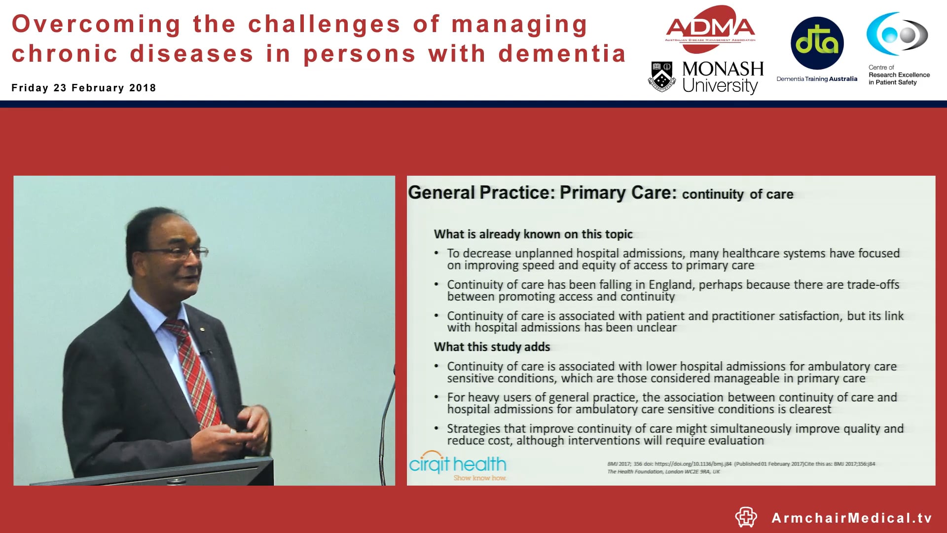 Multi-morbidity (in General Practice) Dr Mukesh Haikerwal General Practitioner