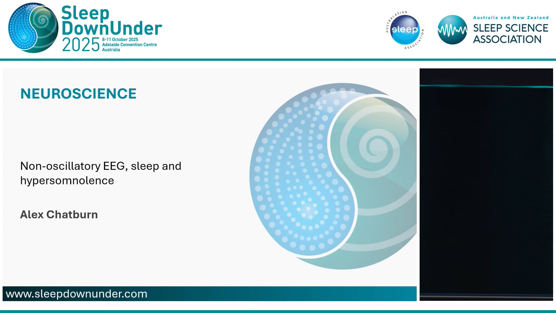 Non-oscillatory EEG, sleep and hypersomnolence Dr Alex Chatburn