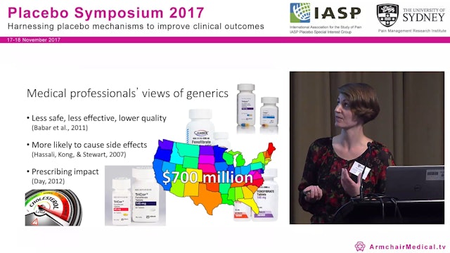 Branding and Generic Medicines The impact on treatment efficacy and side effects Dr. Kate Faasse