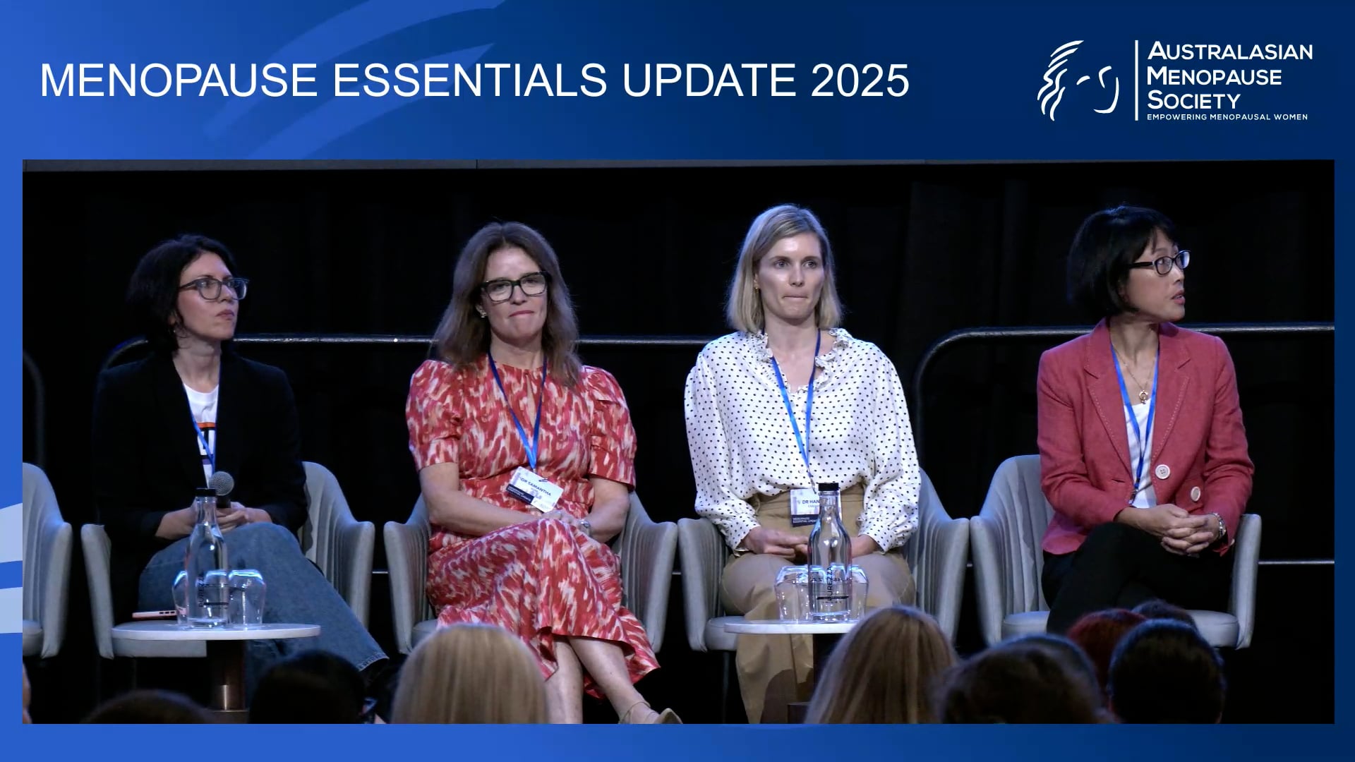 Panel discussion Dr Samantha Kerr, Dr Hannah Farquhar, Dr Christina Jang, Dr Amie Hanlon
